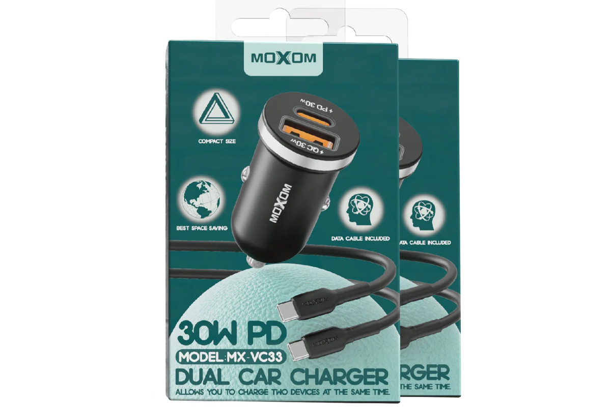 Picture of Moxom Car Charger MX-VC33 Type-C to Type-C