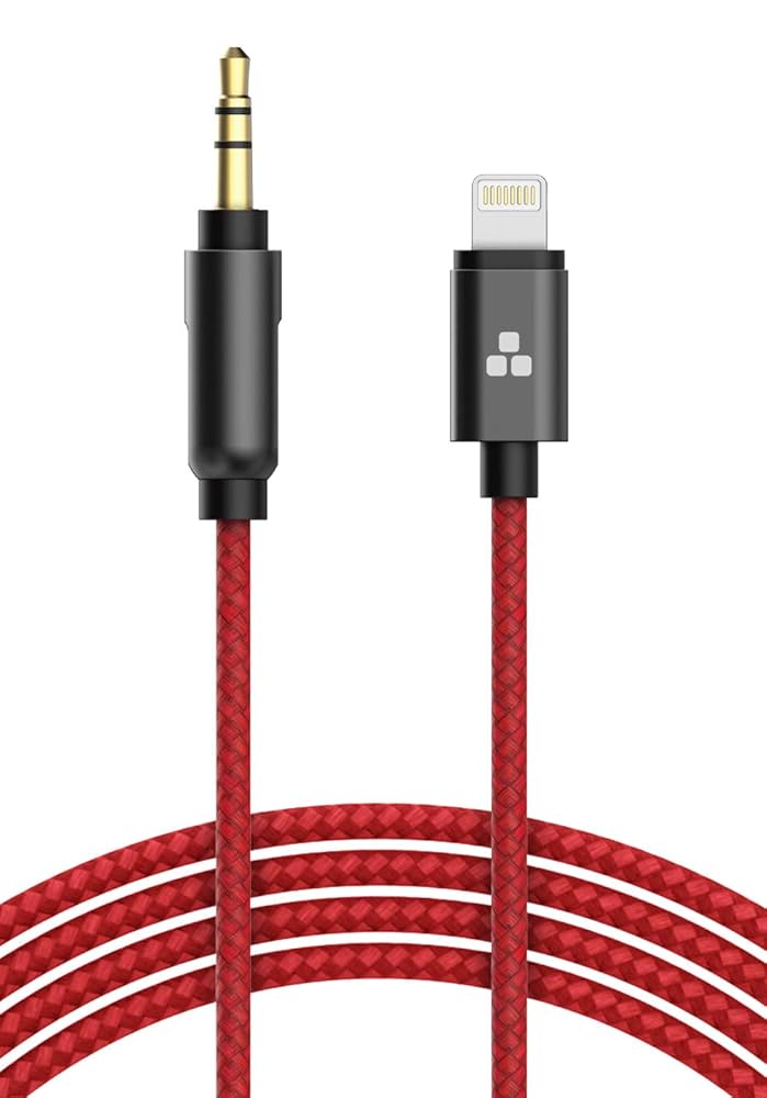 Picture of iPhone AUX Cable / Red