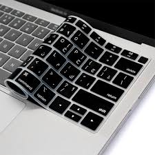 Picture of Keyboard Sticker – Black & White Letters