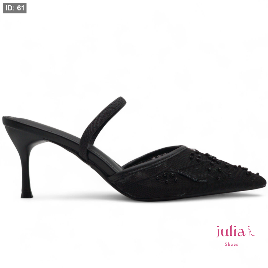 Picture of EMBROIDERED MESH SLINGBACKS