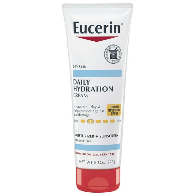 Picture of EUCERIN DAILY HYDRATION BROAD SPECTRUM SPF 30 BODY CREAM
