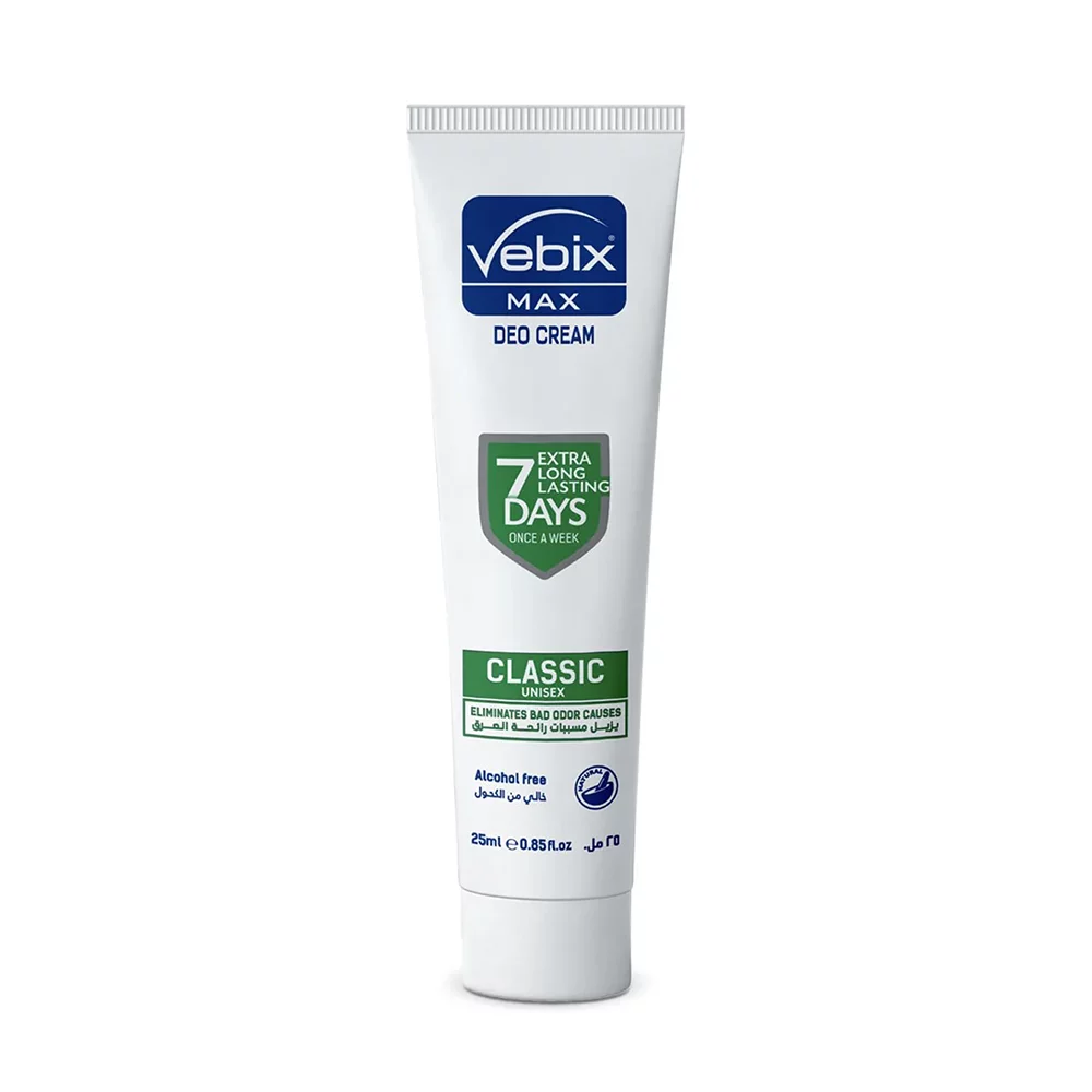 Picture of Vebix Max Men & Women Classic Deodorant Cream - 25ml