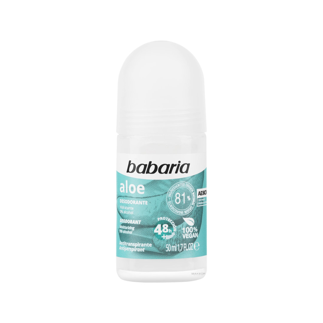Picture of BABARIA Deodorant Roll-On Aloe - 50ml