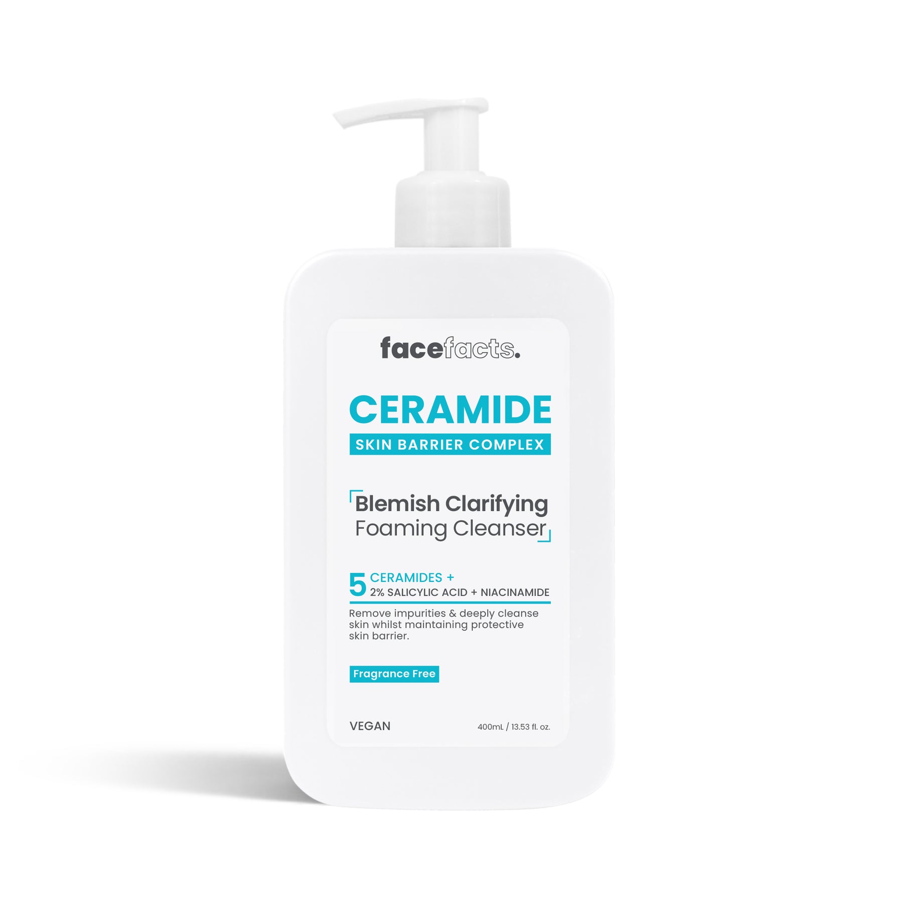 Picture of FACEFACTS CERAMIDE BLEMISH CLARIFYING FOAMING CLEANSER 400ML